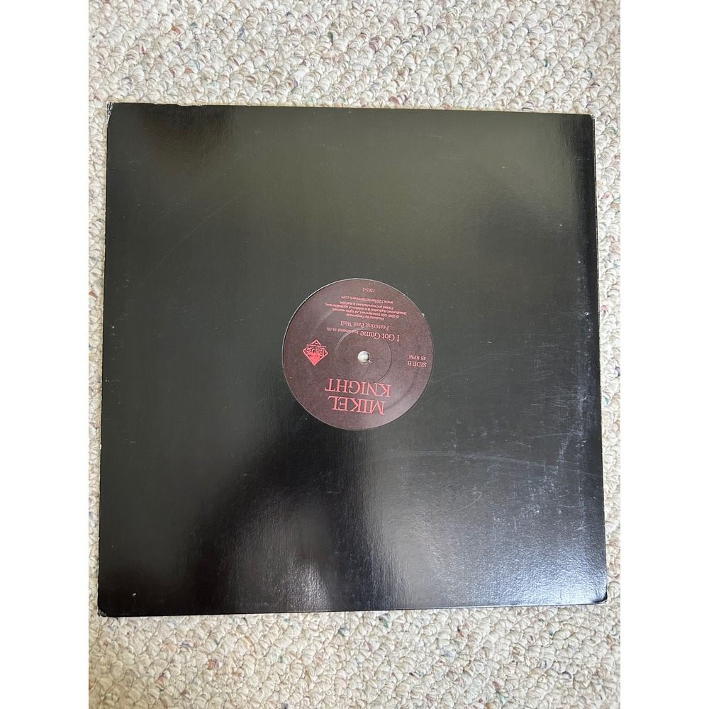 Mikel Knight I Got Game Vinyl 12" Single ft Paul Wall 45 RPM 2008 1203-2